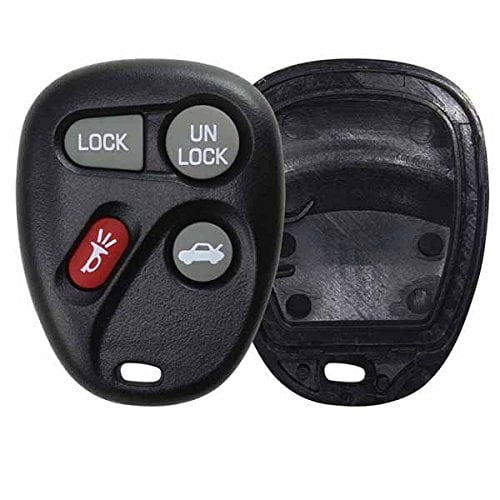 FCC 10443537 4 Buttons Black 1pad ANGLEWIDE Car Key Fob Keyless Entry Remote SHELL CASE Replacement for 94-07 Buick Cadillac Chevrolet GMC FCC 10443537 4 Buttons Black 1pad ANGLEWIDE Car Key Fob Keyless Entry Remote SHELL CASE Replacement for 94-07 Buick Cadillac Chevrolet GMC
